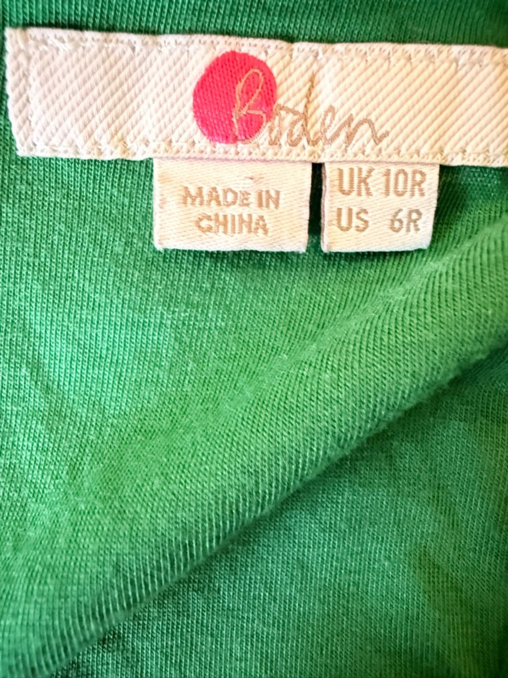 Boden Green and White Floral Midi Dress - Picture 4 of 5